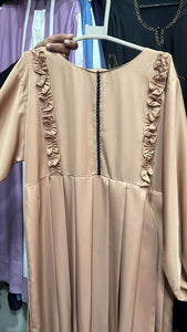 Classic Front Design Abaya – Crafted from High-Quality Nida Fabric