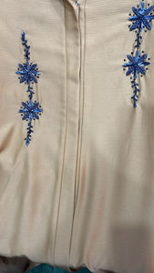 Handmade Dabka Embroidered Zoom Fabric Abaya